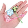thumbnail image 6 of OFFIGAM 9Pcs Cute Cartoon Silicone Straw Toppers for Christmas Family Use - and Decorative, 6 of 7