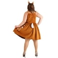 thumbnail image 3 of Women's Dazzling Deer Costume for Plus Size, 3 of 4