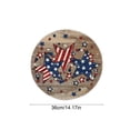 thumbnail image 3 of Independence Day Placemat | Patriotic Holiday Table Mat for Dining Decor | Washable Heat Resistant Polyester Placemat Set for 4th of July Party | Home Kitchen Table Protection, 3 of 6