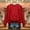 Red, variant on VISALY Pullover Crewneck Sweatshirt Print Sweatshirt Casual Oversized Sweatshirt Long Sleeve Preppy Sweatshirts Fall Pullover Sweaters Cable Knit Sweaters Sweatshirt Basic Sweatshirt Light Violet L