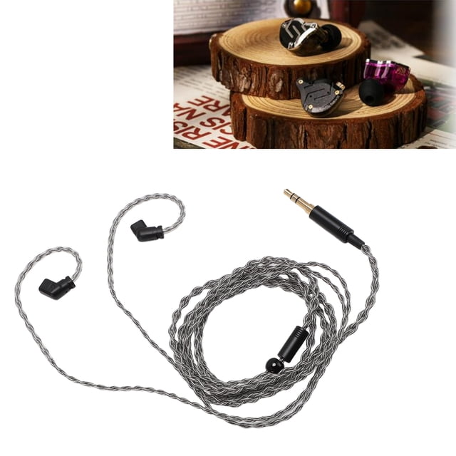 Cable de Auriculares, Cable de Auriculares de Cobre PLETADO CONCHUFE DE 3.5 MM 47.24 PULGADAS DE LONGITUD Y JUEGO PARA EL HOGAR