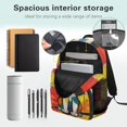 thumbnail image 5 of Aplkyhs Colorful Dog School Backpack for Boys Girls Ages 6-18 Large Capacity Lightweight Water Resistant Ergonomic Padded Straps for Elementary Middle High School Back to School, 5 of 7