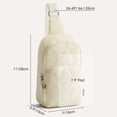 thumbnail image 6 of G4Free Sling Bag for Women, Casual Quilted Puffer Crossbody Purse Lightweight Fanny Packs for Daily Travel Work, 6 of 6
