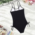 thumbnail image 5 of Tween Swimsuit Black Girls 1 Piece Swimsuit Sleeveless Rash Guard Pool Parties Summer Cute Swimsuits 11-12 Years, 5 of 6