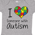 thumbnail image 4 of Inktastic I Heart Someone with Autism Boys or Girls Baby Bodysuit, 4 of 5