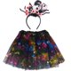 thumbnail image 1 of Tutú de telaraña para niños, niñas y mujeres, falda de telaraña, sombrero de bruja y mago, traje de fiesta, disfraces de Carnaval y Halloween, capa de murciélago Fivean unisex, 1 of 2