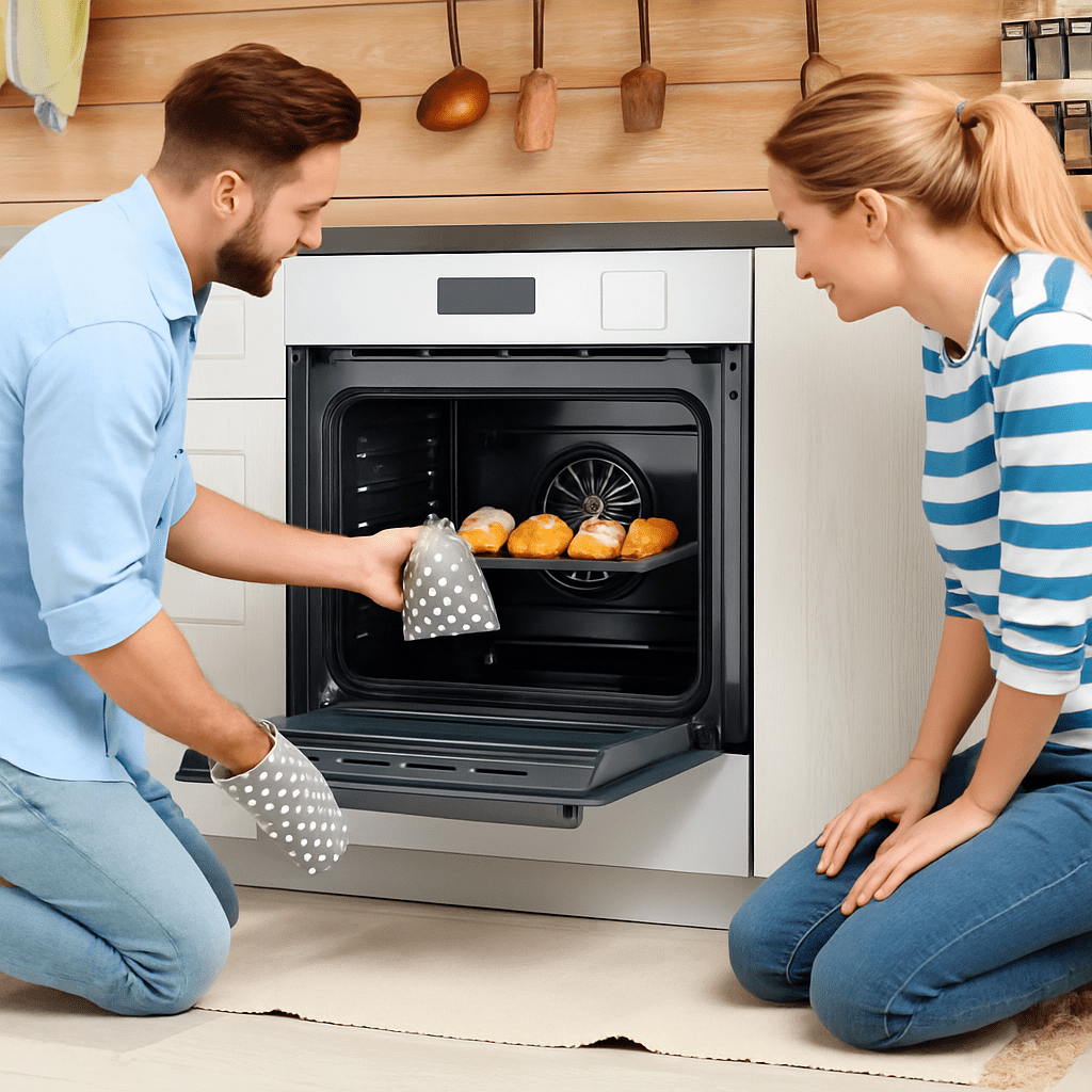24" Electric Wall Ovens, Stainless Steel Single Wall Ovens With 8 Baking Modes 2.5Cu.Ft 3000W Electric Oven With Timer And Safety Lock 360° Convection Airfryer