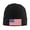 Black, variant on America Flag Winter Beanie Hats for Men Women Warm Cozy Knitted Cuffed Skull Cap Navy Blue