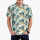 thumbnail image 1 of Balery Vintage Blue Flowers Camisa Polo de Hombre con Estampado, de Manga Corta y Tejido Medio, Camisa Tipo Golf Polo-X-Large, 1 of 6