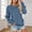 Sky Blue, variant on Liuinsasek Womens V Neck Fall/Winter Solid-Color Sweatshirts Casual Fashion Loose Fit with Pockets Sweatshirts Long Sleeve Pullover