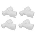 thumbnail image 3 of 4 Pcs Connecteur de Joint de Vidange de Sol pour Machine à Laver (Blanc), 3 of 7