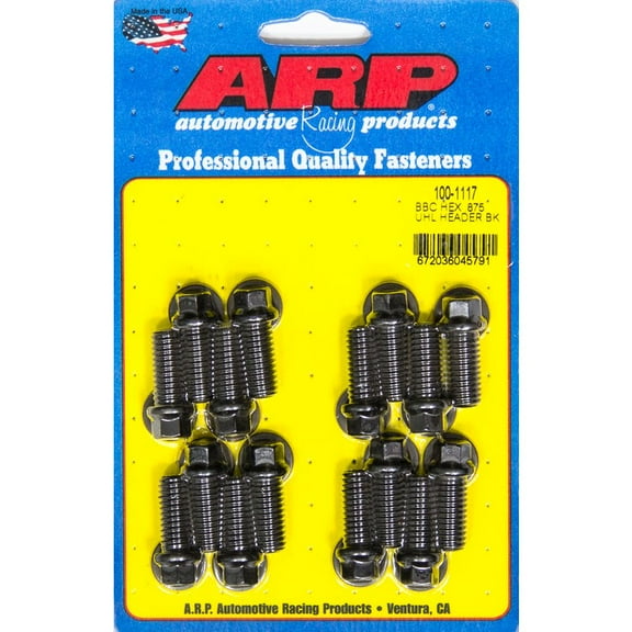 Arp Header Bolt Kit - 6pt. 3/8 x .875 UHL (16)