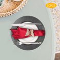thumbnail image 6 of Black 50Pcs 13 Inch Charger Plates, Bulk Round Charger Plates Plastic Wedding Dinner Elegant Reusable for Table Setting Wedding Party Event Tabletop Setting Decor, 6 of 21