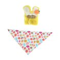 thumbnail image 1 of Disfraz de ganso de Pascua para estatua de 58 cm, divertido, creativo, decorativo, primaveral, con orejas de conejo y bufanda para patio, porche y Amarillo, 1 of 8