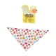 thumbnail image 1 of Conjunto de gorro con orejas de conejo y bandana con estampado de huevo para porche de Pascua, resistente para Amarillo, 1 of 8