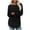Black, variant on SDNall Sweaters For Women,Long Sleeve Shirts For Women 2025 Fall Clothes Tunic Tops Loose Fit Dressy Crewneck Pullover Sweaters Curved Hem