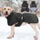 thumbnail image 5 of Ropa para perros Chaleco cálido para cachorros Impermeable para clima frío (Negro 2XL), 5 of 7