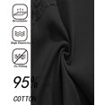 thumbnail image 3 of FINETOO Cotton Underwear For Women High Waist Panties Cheeky Bikini Womens Briefs Soft Stretch Hipster for Ladies 6Pack S-XXL, 3 of 5