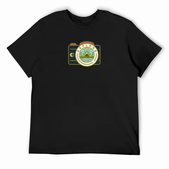100% cotton tshirts men tee Explore T-Shirt Personalized t-shirt customizeds vintage luxury clothes men