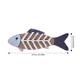 thumbnail image 3 of Adorno colgante de estilo mediterráneo con forma de pez, decoración costera para el hogar, pared de madera, decoración de peces para restaurante, decoración de habitación oceánica., 3 of 6
