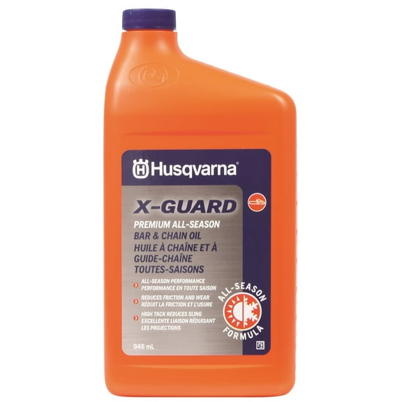 Husqvarna Bar & Chain Oil X-GUARD - Premium All Season Lubricant - Gray