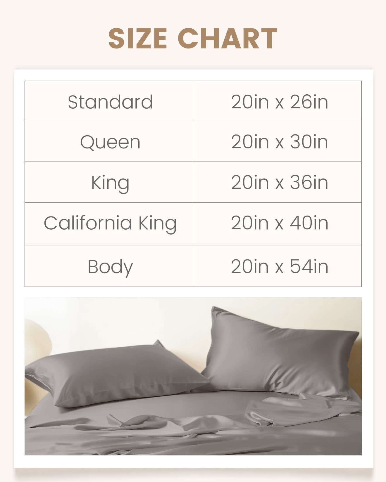 THXSILK 19 Momme Silk Pillowcase, Mulberry Silk Pillow Case with Hidden Zipper, Both Sided 100% Natural Mulberry Silk, Queen Size(20"x30"), Charcoal