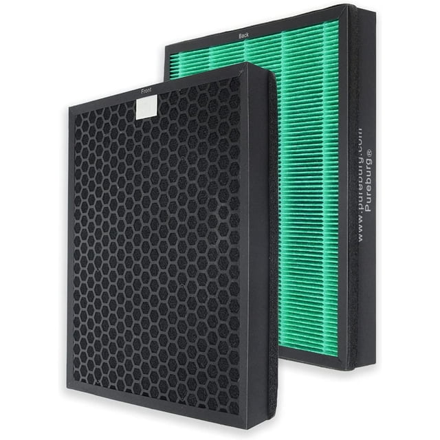 Replacement Filter Set Compatible with Coway Airmega 300 300S Air Purifier,H13 HEPA Activated Carbon MAX2 3-Stage Filtration