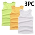 thumbnail image 2 of ZACPNCV 3PC Girls Tank Tops Cotton Sleeveless Undershirt Tank Tops Basic Shirts for Girls Kids Dancewear Camouflage 3-4 Years, 2 of 4