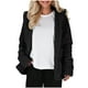 thumbnail image 2 of Abrigo y chaquetas informales con capucha de manga larga para mujer, abrigo térmico de polar con capucha y manga larga para invierno, abrigo cálido para mujer, 2 of 8