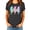 Dark Gray Heather Shirt, variant on Wildcats Lightning Bolt Team Pride Shirt for Women & Teens Trendy School Spirit Tee Black Shirt Adult Medium