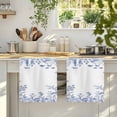 thumbnail image 4 of Blue Spring Floral Kitchen Towels Set of 4, Summer Flowers Botanical Soft Microfiber Dish Towels, Absorbent Quick-Dry Washable Dishcloths for Kitchen Cleaning, Drying Dishes, 18x28 Inches, 4 of 9