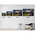 thumbnail image 5 of VELVET Landscape Prints Canvas Wall Art Modern Landscape Painting Artwork Picture for Living Room Office Home Decor House Warming Present Stretched Ready to Hang 20x16inch Framed, 5 of 6
