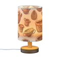 thumbnail image 2 of Baskets Table Lamp for Desk Nightstand Lamp with USB Modern Gifts for Bedroom Living Room Kids Room, 2 of 7