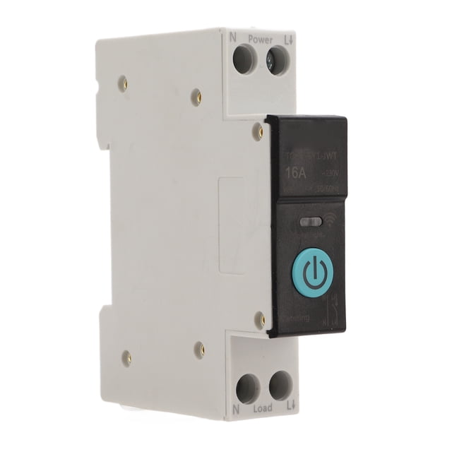 Dual Pole Circuit Breaker, WiFi Light Switch Multiple Protection Multifunction Phone Remote Control For ZigBee 16A