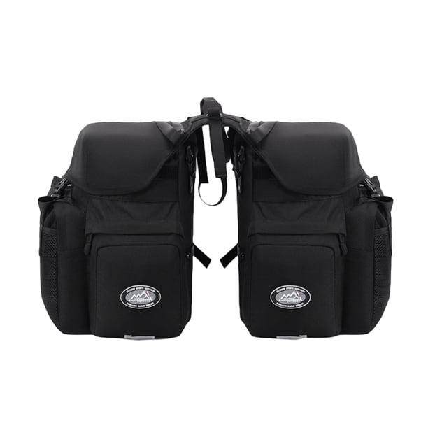 Toystoory Bolsa para cuadro de bicicleta, fácil instalación e impermeable, gran capacidad para bicicletas de montaña de media distancia. Ciclismo negro
