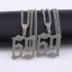thumbnail image 1 of piezas de collar con colgante de hip hop y hip hop con número 69 de personalidad europea y americana para mí --- Código de producto 40002, 1 of 5