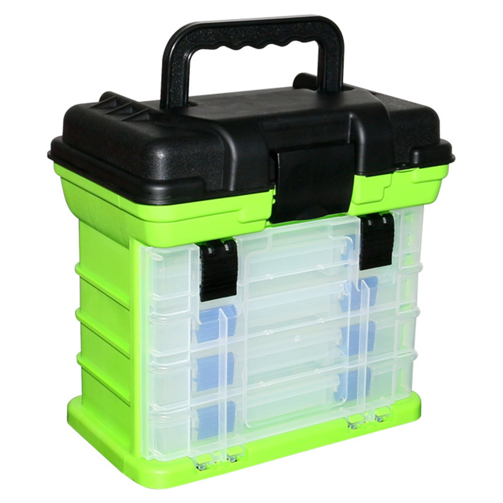 4 Layer Large Capacity Fishing Tackle Box Multifunctional Fishing Accessories Storage Container Box Fishing Baits Case