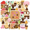 thumbnail image 3 of 35pcs-50pcs Sweet Dessert Stickers Candy Gift Kids Stickers for Luggage Suitcase Phone, 3 of 9