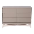 thumbnail image 4 of Little Seeds Pala Kids 6-Drawer Dresser, Taupe/Whitewash, 4 of 18