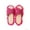 A Red, variant on House Slipper For Women Fuzzy Flip Flop Slippers Washable Fluffy Comfortable Open Toe House Non-Skid Sole Daily Wear