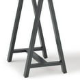 thumbnail image 4 of Sawhorse Industrial 50 inch Wide SOLID WALNUT WOOD and Metal Small Desk, 4 of 13