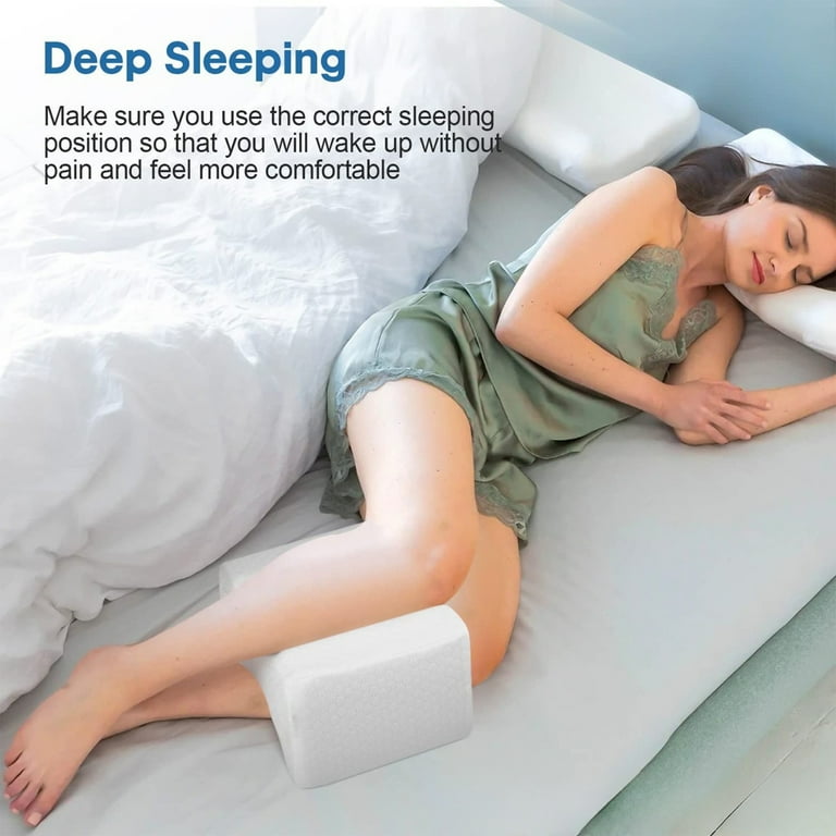 Orthopedic Knee and Leg Pillow for Side Sleepers Sleeping 100