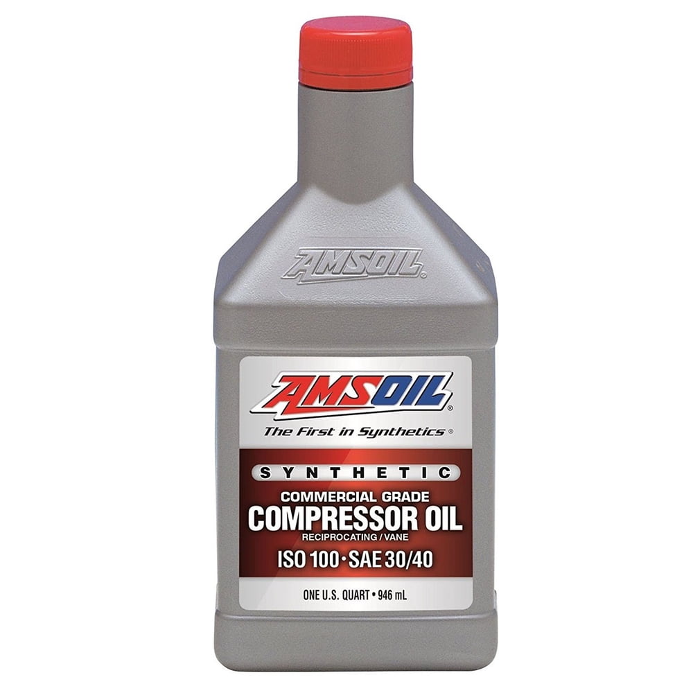 1 Quart Qt. Amsoil Synthetic Air Compressor Oil ISO100