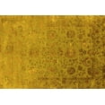 thumbnail image 1 of Ahgly Company Machine Washable Indoor Rectangle Oriental Yellow Industrial Area Rugs, 8' x 10', 1 of 4