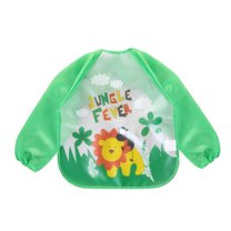 SEWCHICS Baby Bib Water Resistant Smock for Toddlers Pack Feeding Accessory