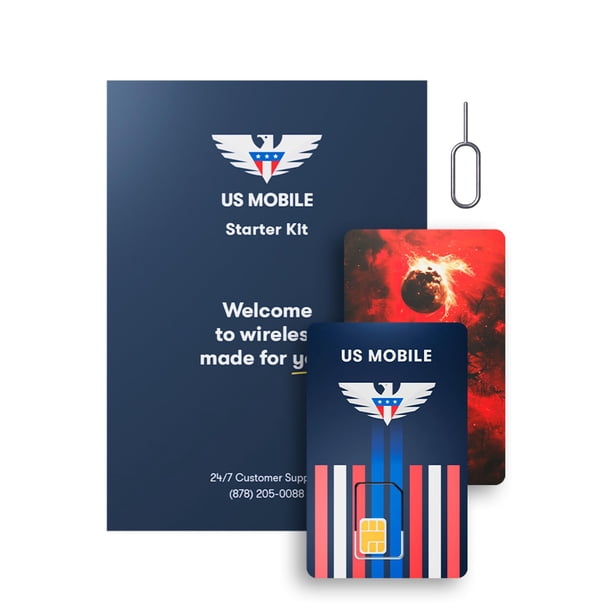 Planes personalizados de tarjetas SIM prepagas para EE. UU. desde 4 USD al mes