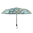 thumbnail image 2 of Lion Dog Bear Rabbit Face Compact Sun Umbrella Windproof Travel Umbrellas for Rain Strong Portable UV Protection, 2 of 8