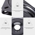 thumbnail image 3 of YSNOOWE Multifunctional Rotating Swivel Turntable A3 Steel Plate Black Stable Rotation 1Pcs, 3 of 8