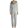 thumbnail image 3 of Secret Treasures Women's and Women's Plus Faux Fur Trimmed Union Suit, 3 of 6