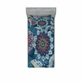thumbnail image 2 of Flower Bedding Set with Sheet & Covers, Abstract Flower Design Colors Modern Inspirations Complex Style Nature Depiction, Printed Bedroom Decor 2 Shams, 4 Sizes, Multicolor, by Ambesonne, 2 of 3
